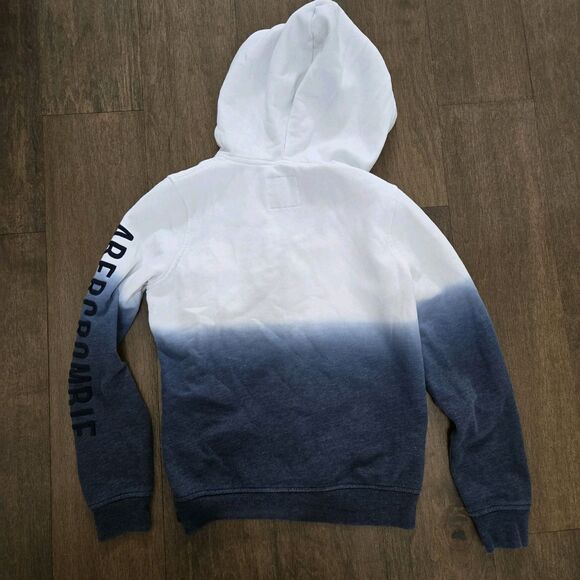 Albercombie Hoodie Sweatshirt Boys Top Size 15/16 Unisex 2 tone - Picture 8 of 9